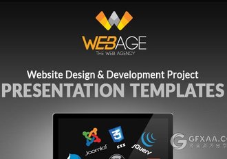 网页设计与开发项目团队介绍演示PPT模板 - 顶尖PPT