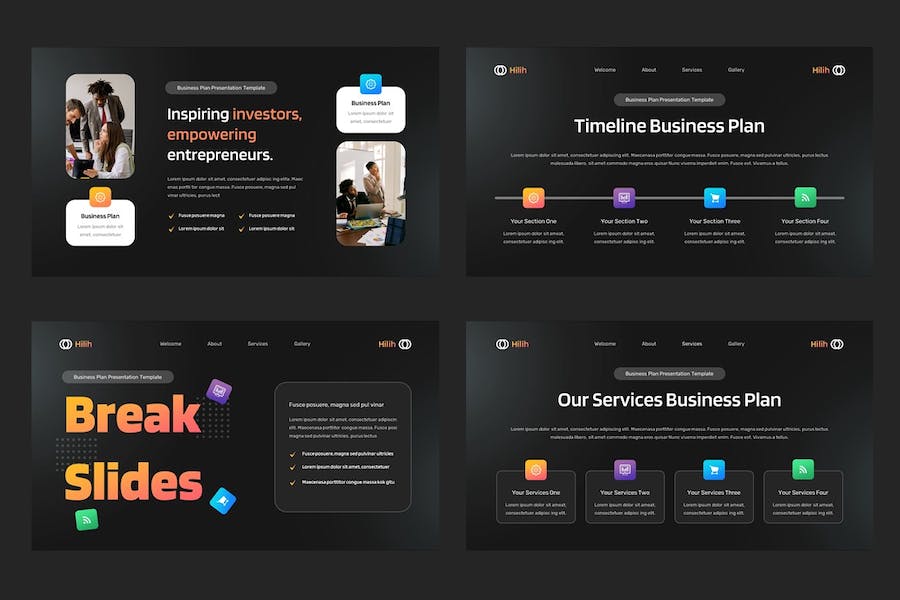 商业计划讲述展示融资方案PPT模板 - 顶尖PPT