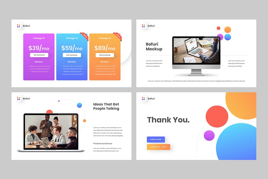 商务现代企业介绍keynote模板 - 顶尖PPT
