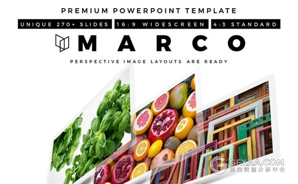 扁平化简约商务风格立体图片排版PPT模板 - 顶尖PPT