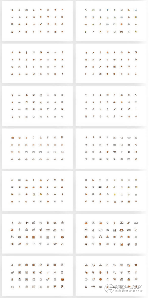 扁平化简约商务风格立体图片排版PPT模板 - 顶尖PPT