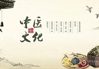 中国风中医文化PPT模板 - 顶尖PPT