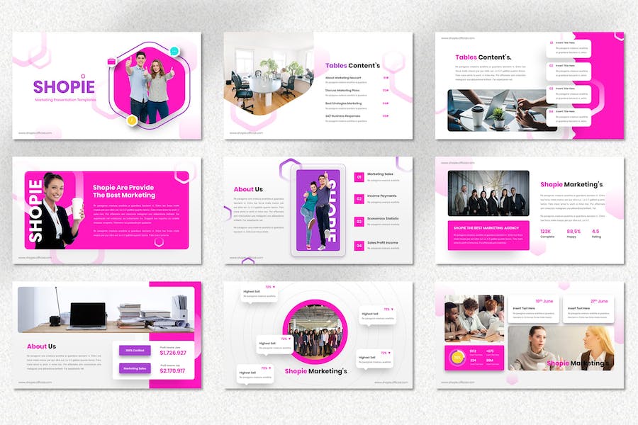 市场营销推广策略方案Keynote模板 - 顶尖PPT