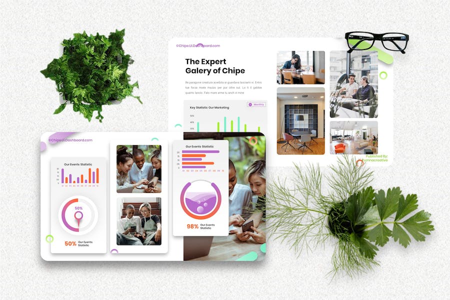 工作计划总结数据分析PPT模板 - 顶尖PPT