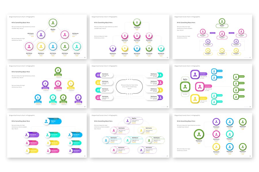 国外组织管理信息图形展示PPT模板 - 顶尖PPT