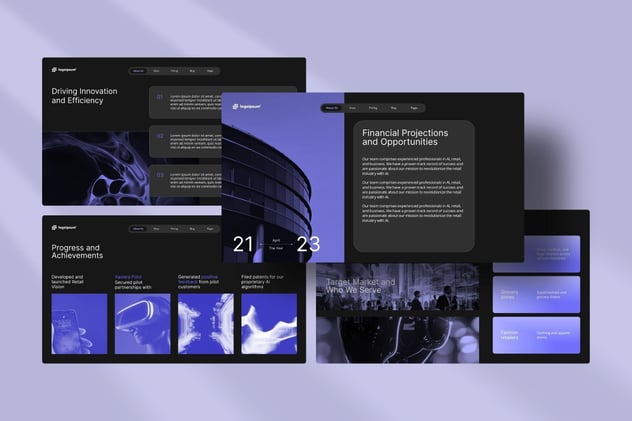 人工智能科技展示PPT模板 - 顶尖PPT