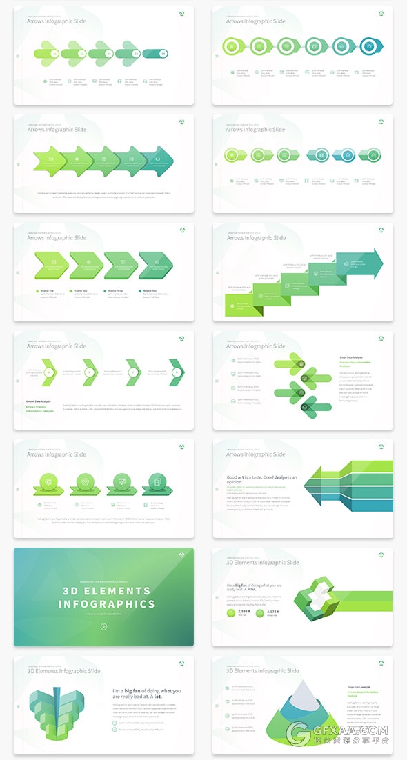 10种配色100页欧美顶尖PPT模板 - 顶尖PPT