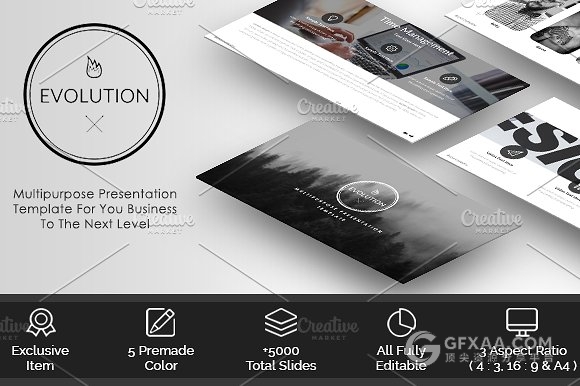 122页扁平化高端大气商务PPT5种配色主题 - 顶尖PPT