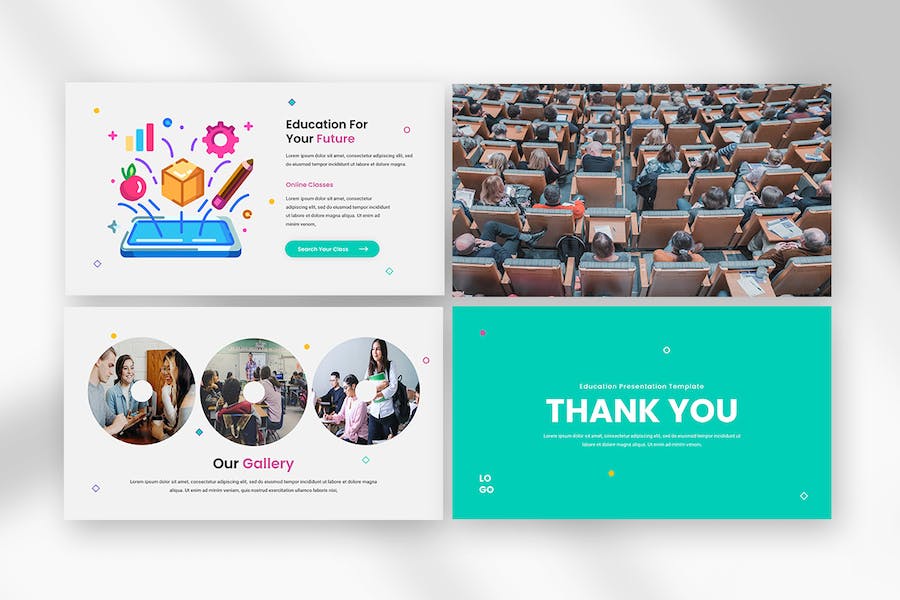 教育活动教学展示PPT模板 - 顶尖PPT