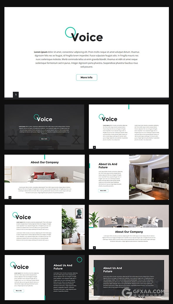 89页简约白底黑蓝商务风格PPT模板 - 顶尖PPT