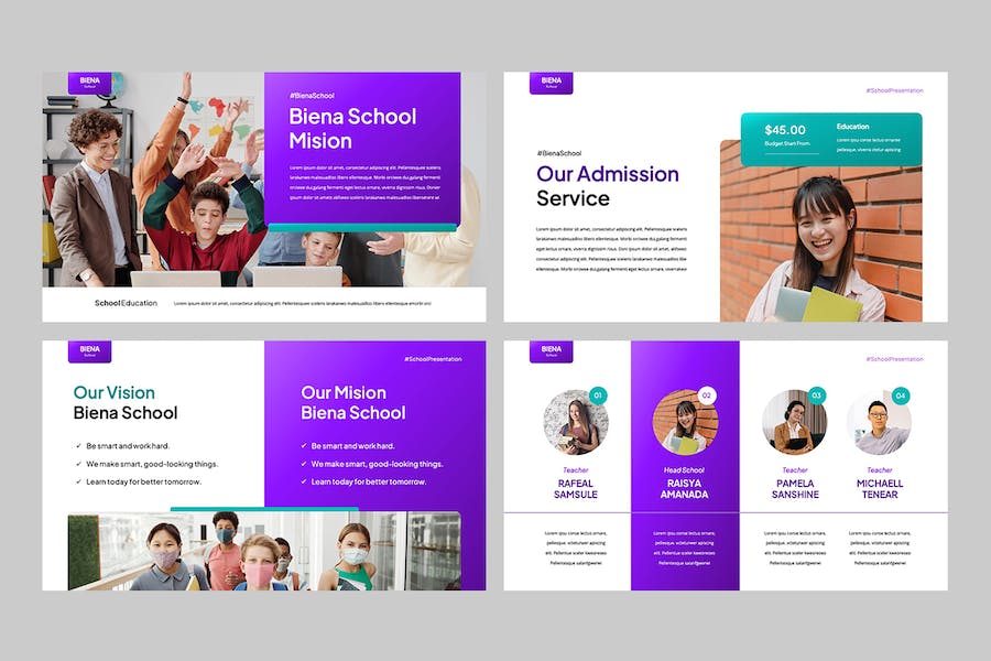 学校教育招生宣传政策介绍Keynote模板 - 顶尖PPT