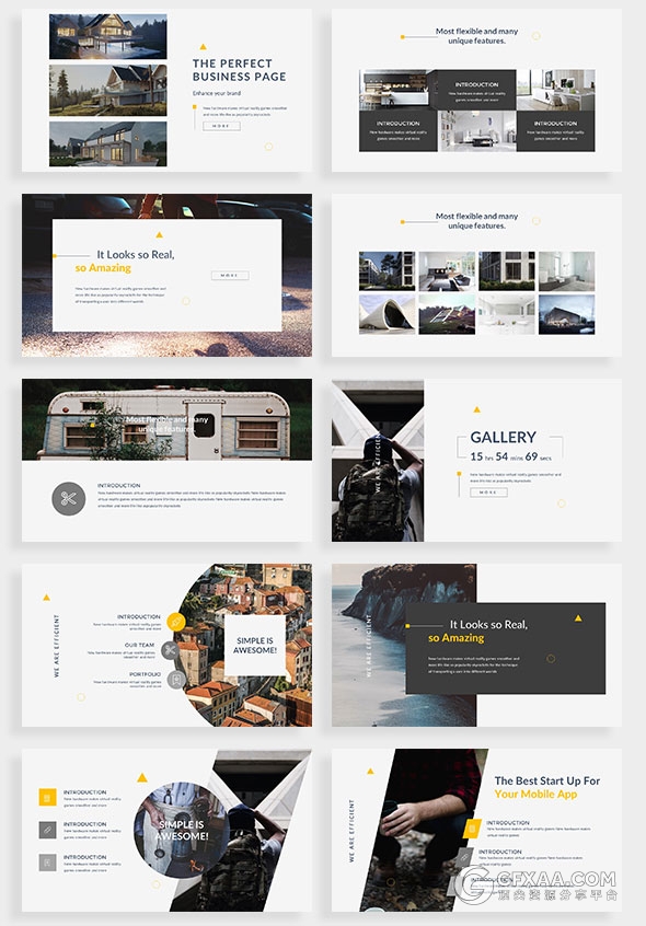 120页简约商务多用途PPT模板 - 顶尖PPT