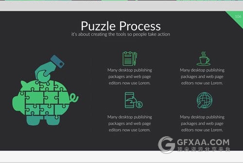 140页绿色渐变风格商务多用途PPT模板 - 顶尖PPT