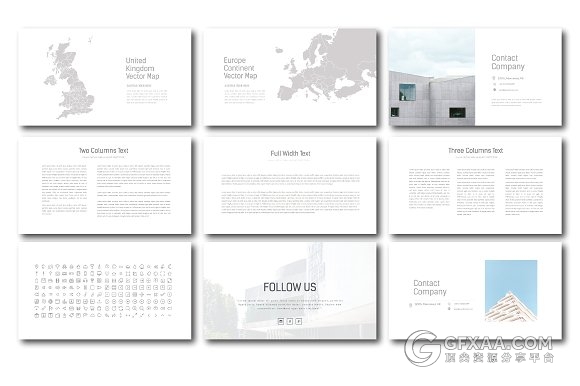 75页简约文艺风格keynote画册模板 - 顶尖PPT