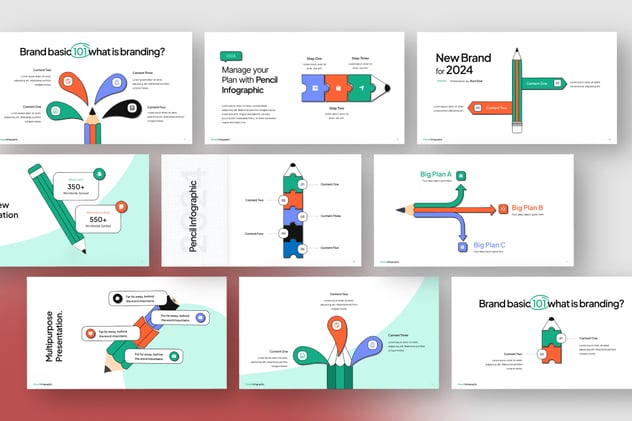 旅游行业数据可视化信息图形Keynote演示模板 - 顶尖PPT