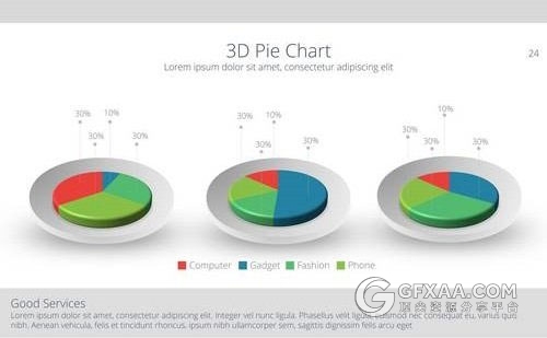 160多页扁平化多色图形图标商务keynote模板 - 顶尖PPT