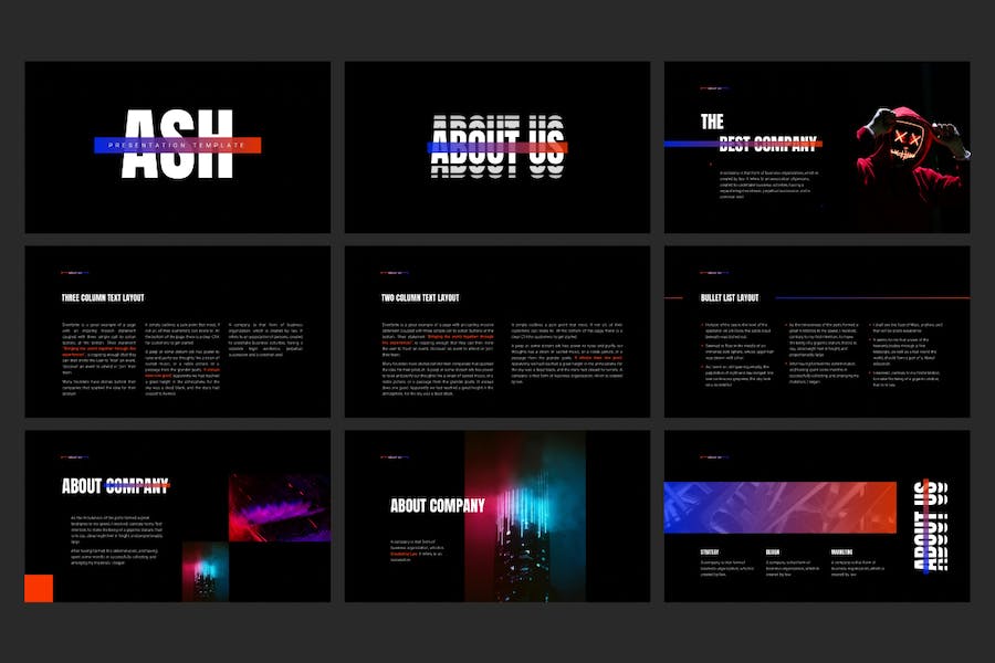 平滑动画数据图表keynote模板 - 顶尖PPT