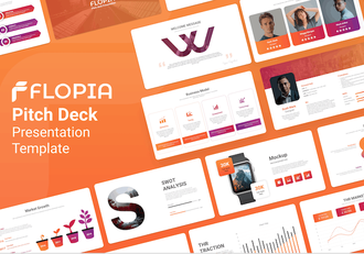 欧美商务风格SWOT分析PPT模板 - 顶尖PPT