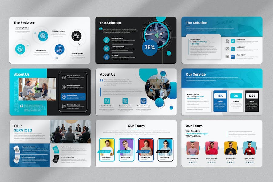 商务业务融资营销PPT模板 - 顶尖PPT