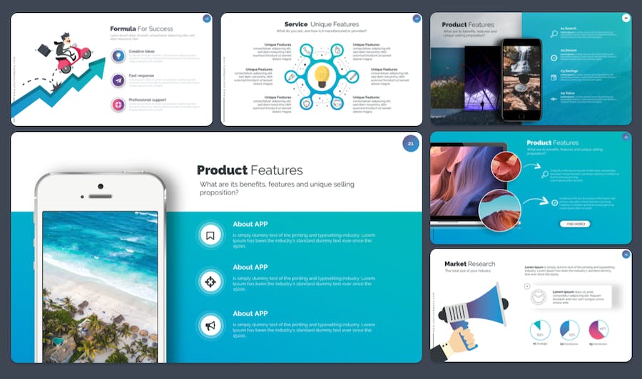 100页商务风格业务计划PPT模板 - 顶尖PPT