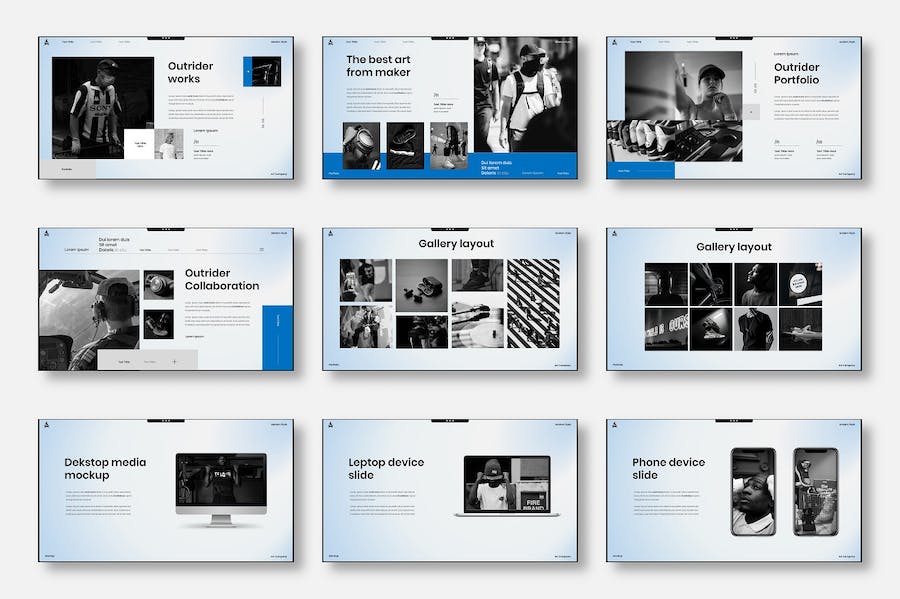 商务企业组织讲述展示Keynote模板 - 顶尖PPT