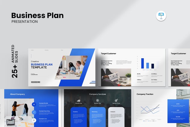 创意商业计划主题keynote模板 - 顶尖PPT