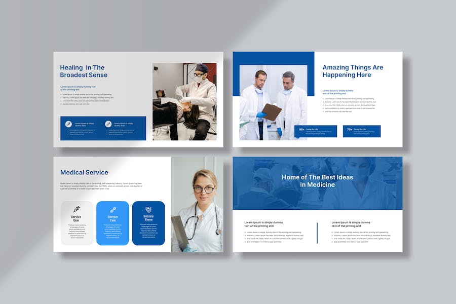 医疗诊疗展示演示方案PPT模板 - 顶尖PPT