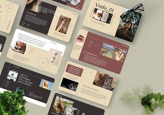 摄影作品集展示宣传推广PPT模板 - 顶尖PPT