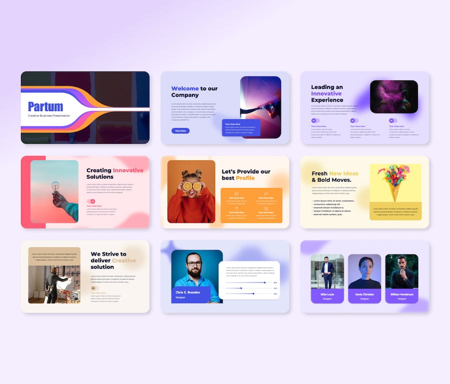 创意机构业务宣传展示PPT模板 - 顶尖PPT