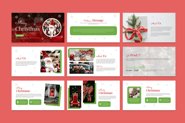 圣诞节婚礼庆典策划PPT模板 - 顶尖PPT