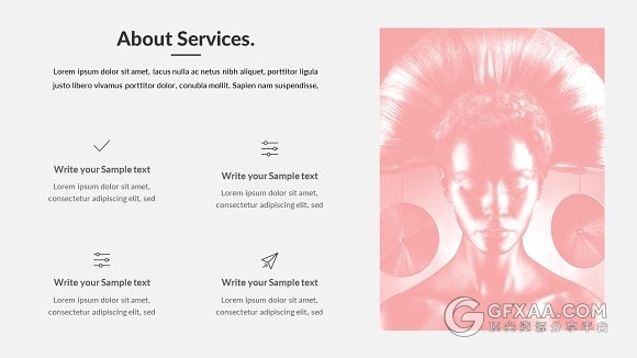 96页灰色简约风格PPT模板 - 顶尖PPT