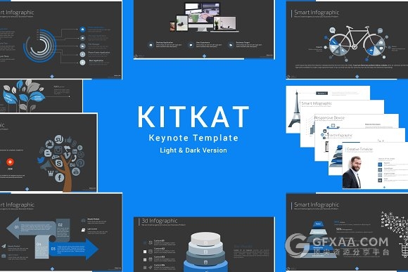 116页简约商务大气多用途keynote模板 - 顶尖PPT