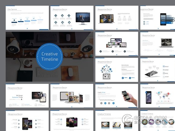 116页简约商务大气多用途keynote模板 - 顶尖PPT