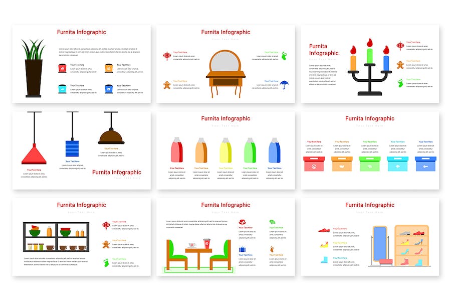北欧家具家居行业介绍Keynote模板 - 顶尖PPT