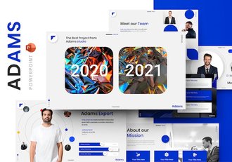 灰色微立体商务跨年总结汇报PPT模板 - 顶尖PPT