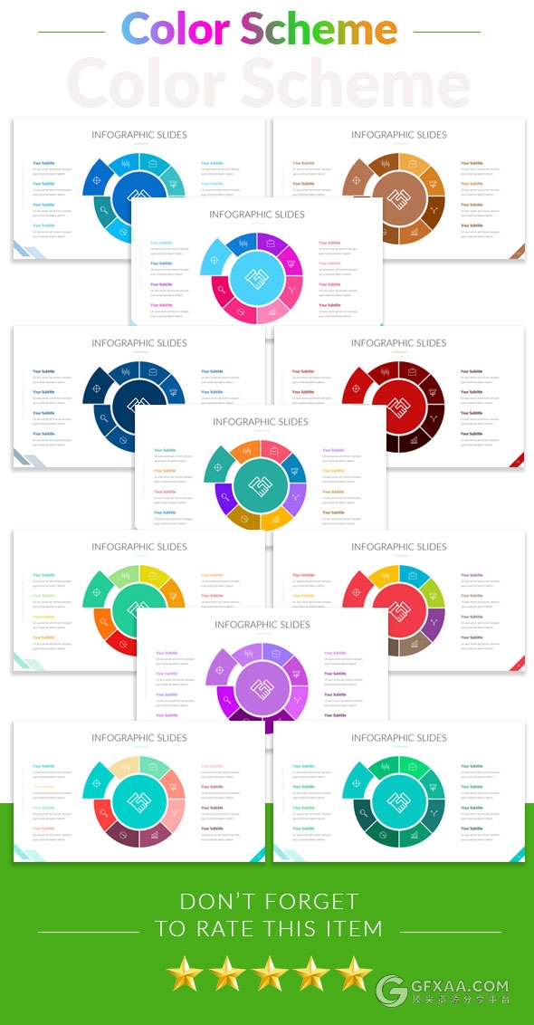 20种配色文件70多页卡通清新风格PPT模板 - 顶尖PPT