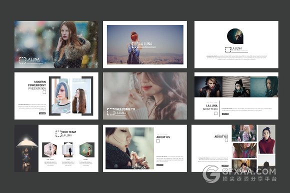 简约大气图片排版风格keynote模板 - 顶尖PPT