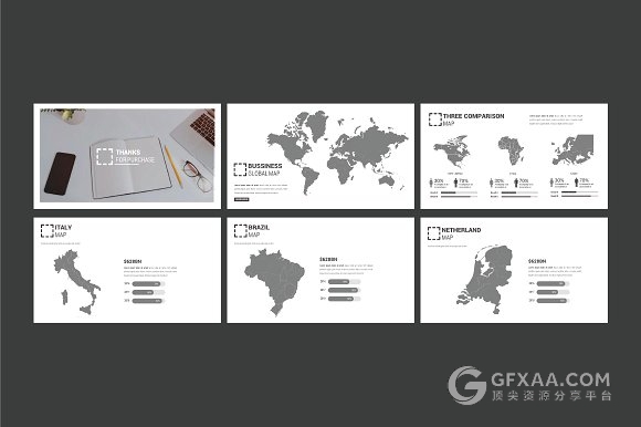 简约大气图片排版风格keynote模板 - 顶尖PPT