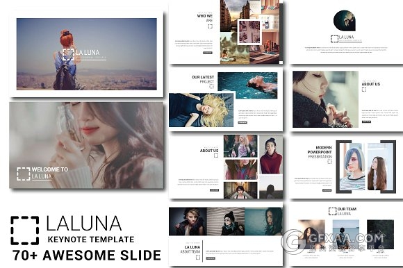 简约大气图片排版风格keynote模板 - 顶尖PPT