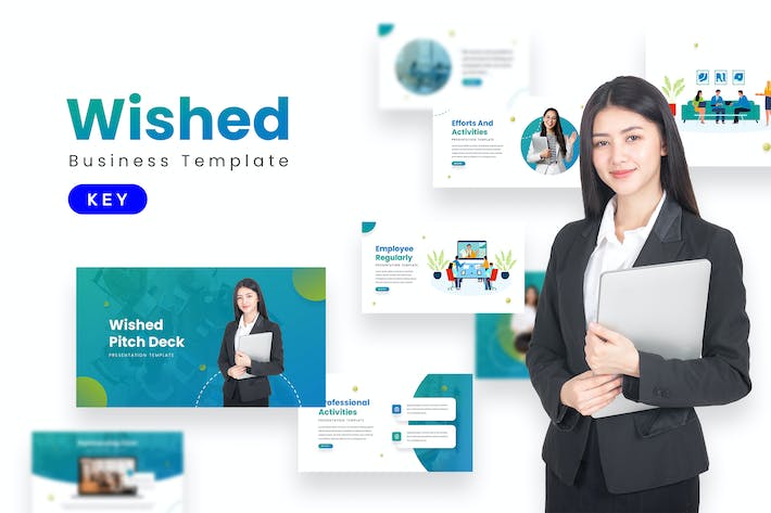 企业会议汇报项目提案团队介绍keynote模板 - 顶尖PPT