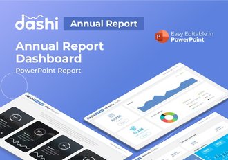 年度报告数据报表PPT模板 - 顶尖PPT