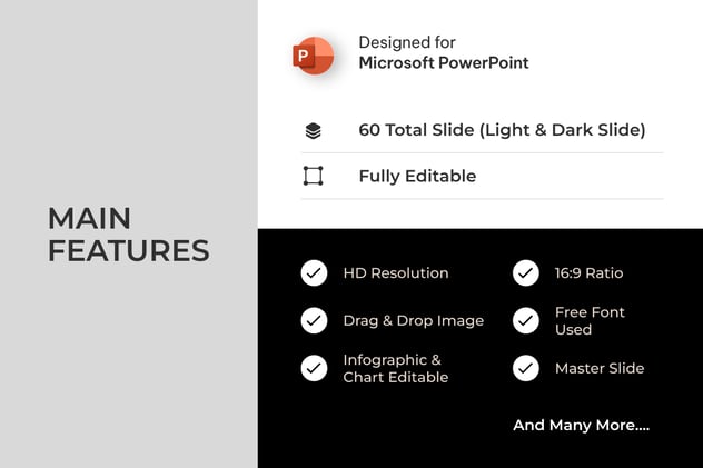 条形图数据信息图形PPT模板 - 顶尖PPT