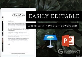 简历求职信keynote+ppt模板 - 顶尖PPT