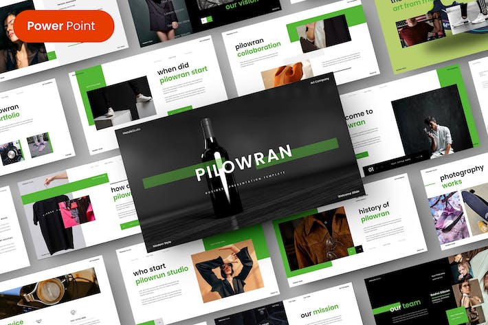 产品业务展示营销策划摄影展示通用PPT模板 - 顶尖PPT