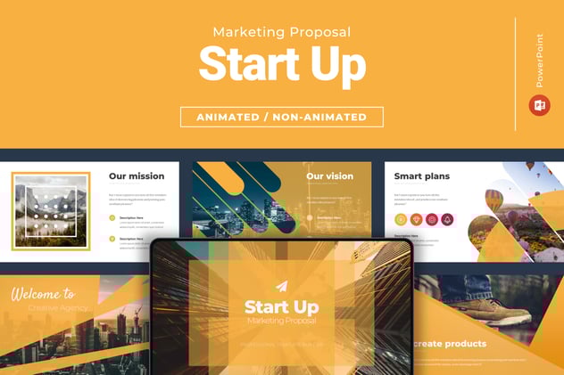 企业简介营销动画提案PPT模板 - 顶尖PPT