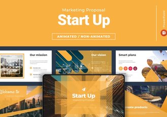 企业简介营销动画提案PPT模板 - 顶尖PPT