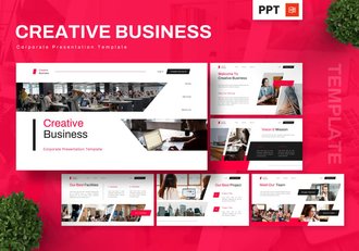 创意商务企业运营推广方案PPT模板 - 顶尖PPT