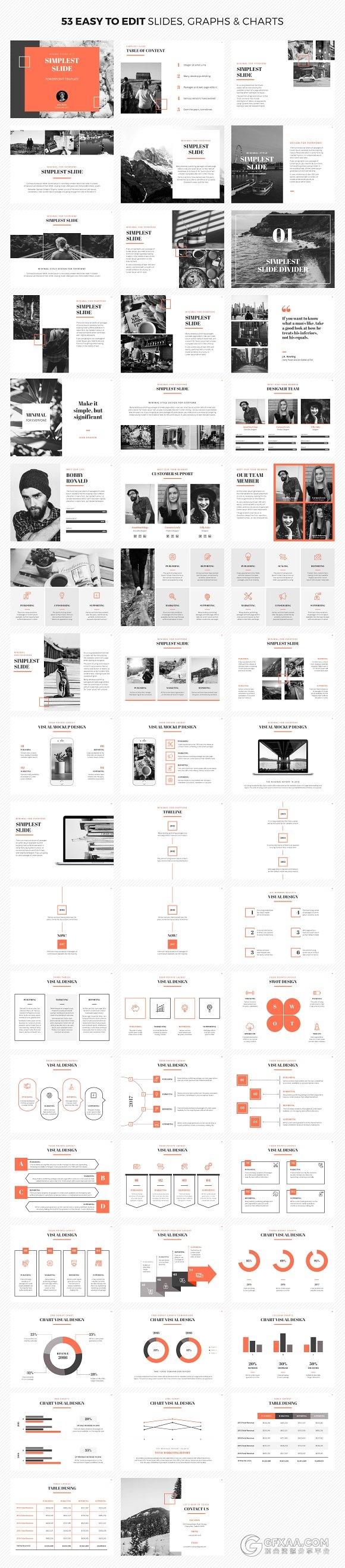 50多页欧美商务多用途PPT模板 - 顶尖PPT