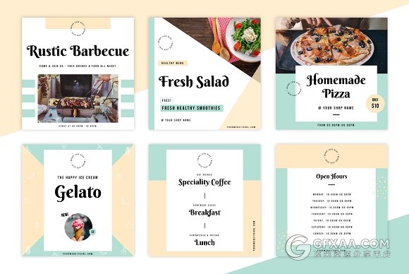 30页手机端美食餐饮多用途PPT模板 - 顶尖PPT