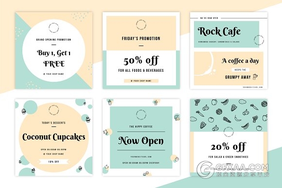 30页手机端美食餐饮多用途PPT模板 - 顶尖PPT